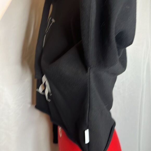 XS136 Calvin Klein logo crop hoodie with raw hem - Picture 4 of 8